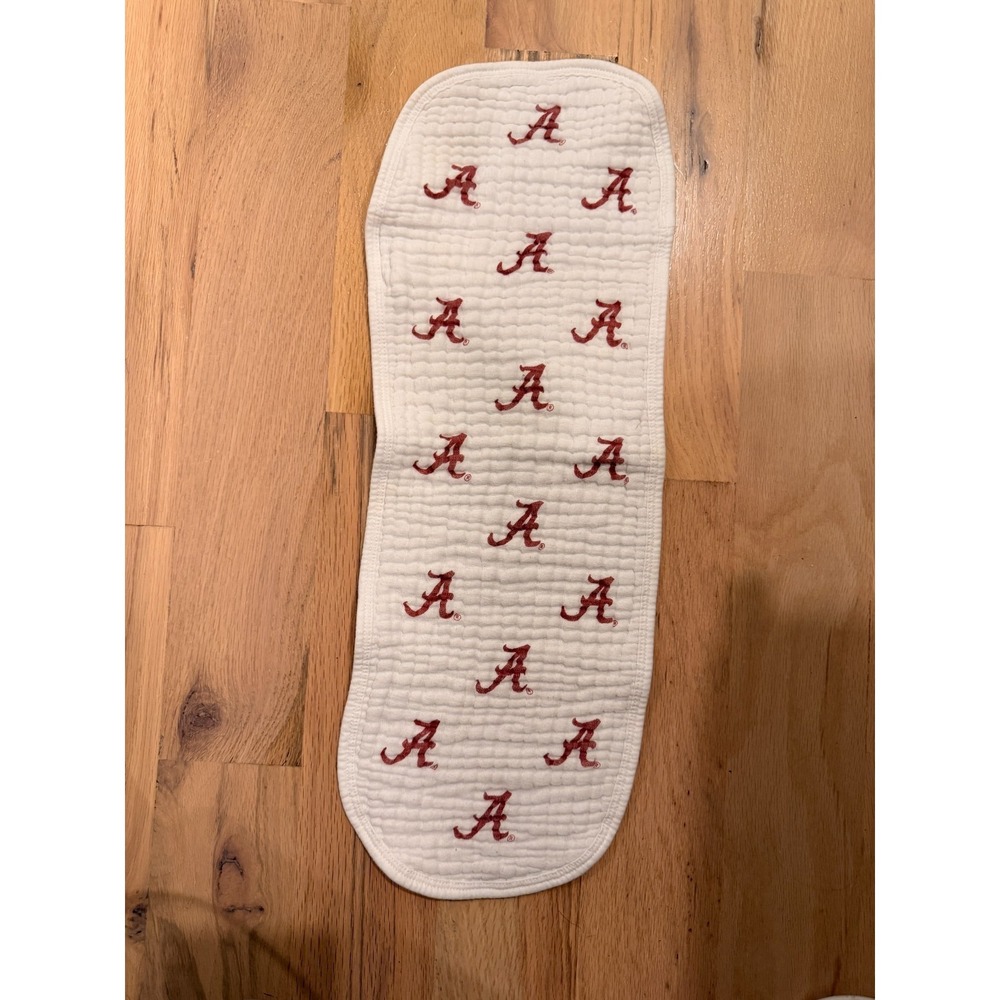 Baby Three Little Anchors University of Alabama Muslin Burp Cloth Roll Tide